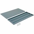 Global Industrial Shelves For 48inWx18inD Storage Cabinet, Gray 493315GY